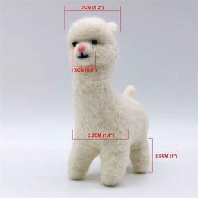 img 2 attached to 🦙 Artec360 Alpaca Needle Felting Kit for Beginners - Complete with Ample Accessories, Size: 1.2x3x4 inch