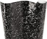 🔥 vvivid+ 2020 edition forged black composite carbon vinyl wrap roll - 1ft x 5ft | enhanced seo logo
