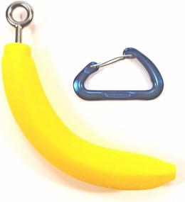 img 3 attached to Atomik Child Size Hanging Bananas Set of 2 for Strength and Grip Training – Yellow, 120 Pound Capacity