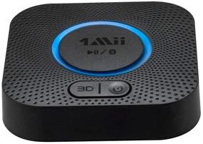 img 1 attached to 🎧 Улучшите звук вашей домашней аудиосистемы с помощью Bluetooth-приемника 1Mii - адаптера HiFi Bluetooth 5.0 для объемного звука 3D и низкой задержки aptX