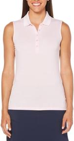 img 3 attached to 👕 Stay Cool and Stylish with Callaway Performance Sleeveless Micro Hex Teaberry Men's Clothing and Shirts