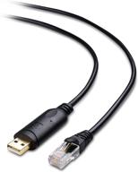 🔌 cable matters usb to rj45 console cable (compatible with cisco console cable, rollover cable) - ftdi enabled, 6 feet length logo