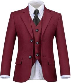img 3 attached to Lycody Communion Toddler Wedding Boys' Clothing: Complete Suits & Sport Coats