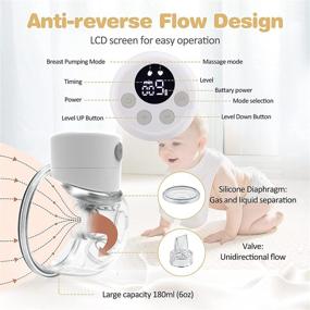 img 2 attached to 🤱 LORYHALL Double Electric Wearable Breast Pump - Hands-Free, In-Bra Design, Spill-Proof & Ultra-Quiet - 2 Modes, 9 Levels - LCD Display - 19/21/24/27mm