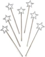 pack silver sparkly star wands logo