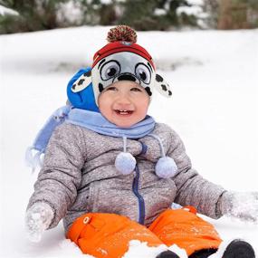 img 3 attached to ❄️ Cold Weather Accessories for Boys: Nickelodeon Toddler Character Mittens in Marshmallow Design