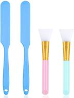 silicone non stick spatulas applicator reusable shave & hair removal logo