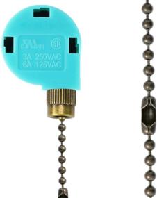 img 3 attached to Upgrade Your Ceiling Fan with the Zing Ear Pull Chain Switch ZE-268S6: Easy 3 Speed 4 Wire Control Replacement Switch for Enhanced Performance (Bronze)