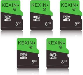 img 4 attached to 📷 KEXIN 8GB Micro SD Card 5 Pack - Class 10, C10, U1 - MicroSDHC UHS-I Memory Cards