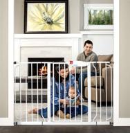🚪 secure your pets with the regalo white extra wide metal pet gate logo