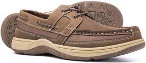 img 3 attached to 👞 Men's Slip-On Loafers: Brown Oak Casual Memory Comfort Shoes