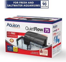 img 2 attached to 🐠 Aqueon QuietFlow LED PRO Aquarium Power Filter 75: The Ultimate Filtering Solution for Your Aquarium