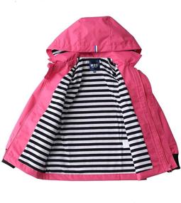 img 2 attached to Boys' Outdoor Raincoat with Hood - M2C Windbreaker Jacket & Coat