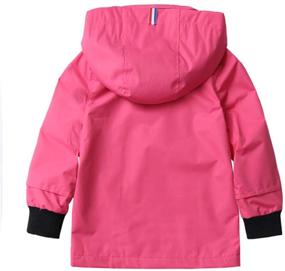 img 3 attached to Boys' Outdoor Raincoat with Hood - M2C Windbreaker Jacket & Coat