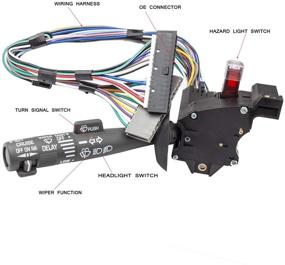 img 3 attached to Замена комбинированного выключателя многофункционального сбора для Chevrolet Tahoe, Blazer, Suburban - сигнал поворота, дворники, омыватели, аварийный сигнал, круиз-контроль, Замена# 2330814 26100985 26036312