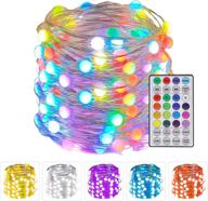 enhance your holidays with smart color changing christmas lights, 40ft 100 led multicolor christmas lights - dimmable, remote control & timer for outdoor and indoor christmas tree decor logo