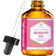 🌹 leven rose rosehip seed oil - 100% pure, organic, unrefined, cold pressed anti aging moisturizer for hair, skin & nails - 4 fl. oz... logo