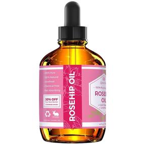 img 2 attached to 🌹 Leven Rose Rosehip Seed Oil - 100% Pure, Organic, Unrefined, Cold Pressed Anti Aging Moisturizer for Hair, Skin & Nails - 4 Fl. oz...