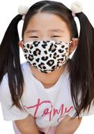 children's fabric mask face cover - cute print fashion 🎭 outdoor cloth covering for protection - comfortable, breathable mouth shield - unisex logo