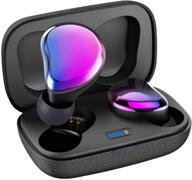 upgraded 2021 sontinh coolbuds2 wireless earbuds - stylish purple bluetooth earbuds for android with premium acoustics, portable charging case - 30h playtime! (aurora purple) logo