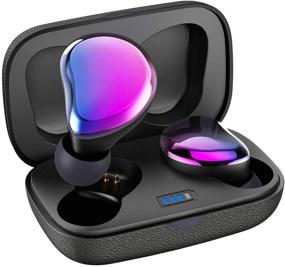 img 4 attached to Upgraded 2021 Sontinh CoolBuds2 Wireless Earbuds - Stylish Purple Bluetooth Earbuds for Android with Premium Acoustics, Portable Charging Case - 30H Playtime! (Aurora Purple)