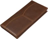 💼 texbo men's genuine leather bifold wallet: essential card case and money organizer logo