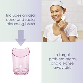 img 1 attached to Conair True Glow: Revitalizing Facial Sauna System with Cleansing Brush for Gentle and Hydrated Skin