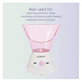 img 3 attached to Conair True Glow: Revitalizing Facial Sauna System with Cleansing Brush for Gentle and Hydrated Skin
