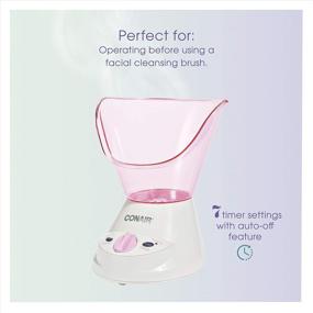 img 2 attached to Conair True Glow: Revitalizing Facial Sauna System with Cleansing Brush for Gentle and Hydrated Skin