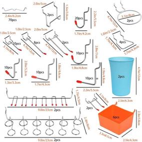img 3 attached to YGORTECH Pegboard Assortment Organizing Accessories