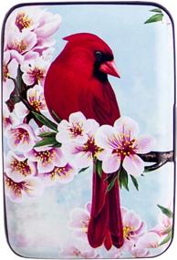 img 2 attached to 🐦 FIG DESIGNS Bird Armored Credit Card and Cash Wallet: Enhance Your Style and Security with the Red Classic Edition