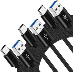 img 4 attached to 🔌 3FT 6FT 10FT USB C Charger Cord - Fast Charging Cable for Samsung Galaxy A71 5G A21 A51 S21 S20 Plus Ultra FE 5G/A32 A50 A20 A11 A12,S10 S10E,S9 S8,Note 10 9 8 20,Pixel 3A 3 4 4A XL - Power Wire with Fast Charge Technology