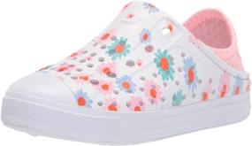 img 4 attached to 👟 Skechers Girls' Cali Gear Water Shoe, White/Pink, Size 7