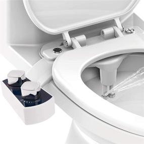 img 2 attached to Mechanical Bidet Toilet Seat Attachment - Non-Electric, Dual Nozzle, Self-cleaning, Adjustable Water Pressure Switch, Fresh Water Spray