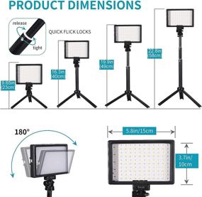 img 3 attached to 📸 Профессиональный набор для студийного освещения - 2 пакета из 120 светодиодных ламп для фотографии, видеосъемки, стриминга, записей на YouTube и портативной видеокамеры.