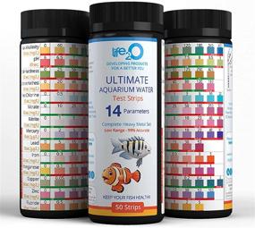img 3 attached to 🐠 Comprehensive 14-in-1 Aquarium Test Kit with Trace Heavy Metals, 50 Water Testing Strips for Freshwater or Saltwater Aquarium, Fish Tank, Reef & Pond - Measure Alkalinity, pH, Nitrate, Carbonate Hardness & More