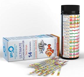 img 2 attached to 🐠 Comprehensive 14-in-1 Aquarium Test Kit with Trace Heavy Metals, 50 Water Testing Strips for Freshwater or Saltwater Aquarium, Fish Tank, Reef & Pond - Measure Alkalinity, pH, Nitrate, Carbonate Hardness & More