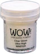 🌟 wow embossing powder ultra high 15ml-clear gloss: unleash the brilliance! logo