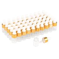 wresty 50 pcs clear glass dropper vials 2ml mini essential oils sample dropper bottles - perfect for traveling with essential oils, perfume, cosmetic liquid - includes 2 additional droppers logo