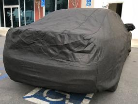 img 3 attached to 🚗 CarsCover Custom Fit BMW M4 428i 430i 435i 440i Car Cover: All-Weather, Heavy Duty Ultrashield Black - 2014-2019