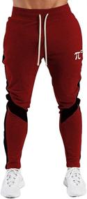 img 3 attached to PIDOGYM Athletic Sweatpants Joggers Pockets Men's Clothing