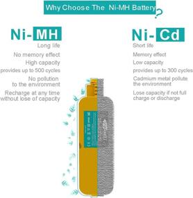 img 3 attached to 🔋 Creabest 4800mAh Ni-MH Replacement Battery for iRobot Roomba 400 Series - Long-lasting Power and Compatibility