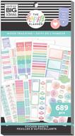 📒 the happy planner value pack sticker sheets - scrapbooking supplies - mood tracker & mental health theme - multicolor - perfect for journals, scrapbooks & albums - 689 stickers logo