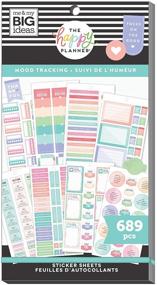 img 4 attached to 📒 The Happy Planner Value Pack Sticker Sheets - Scrapbooking Supplies - Mood Tracker & Mental Health Theme - Multicolor - Perfect for Journals, Scrapbooks & Albums - 689 Stickers