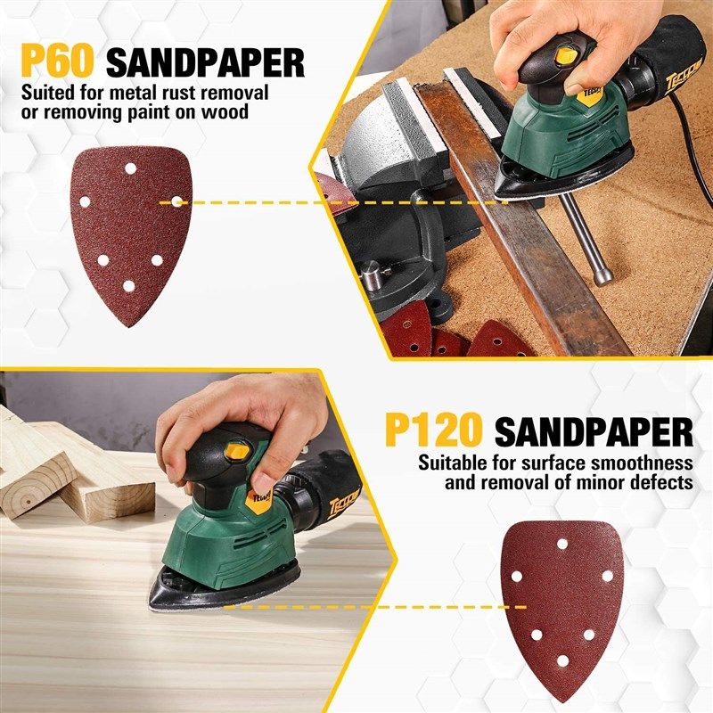 LotFancy Detail Sander Replacement Backing Pad, Replaces OE