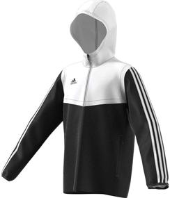 img 2 attached to Adidas Alphaskin Youth Windbreaker White Boys' Clothing
