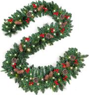 svimzaen artificial christmas operated decoration logo