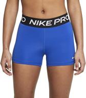 🩳 stay comfortable and active with nike womens pro 365 3" shorts logo
