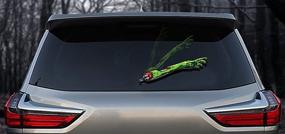 img 2 attached to 🧟 WiperTags Zombie Hunter Arm: The Ultimate Rear Wiper Blade Vehicle Accessory