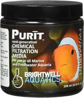 🐠 brightwell aquatics purit - advanced chemical filtration media for marine and freshwater fish aquariums with activated carbon and resin logo